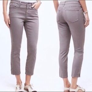 Pilcro letterpress Grey crop pants